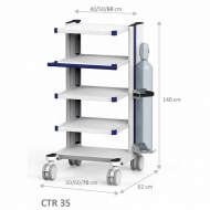 ترالی آندوسکوپی مدل CTR 35 شرکت مهندسی پزشکی کارپذیر