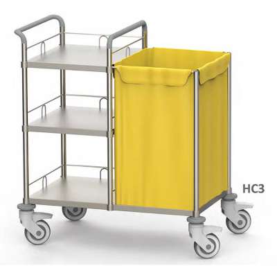 ترالی حمل لباس مدل HC3 شرکت مهندسی پزشکی کارپذیر