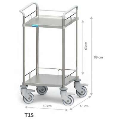 ترالی پانسمان مدل T1S شرکت مهندسی پزشکی کارپذیر
